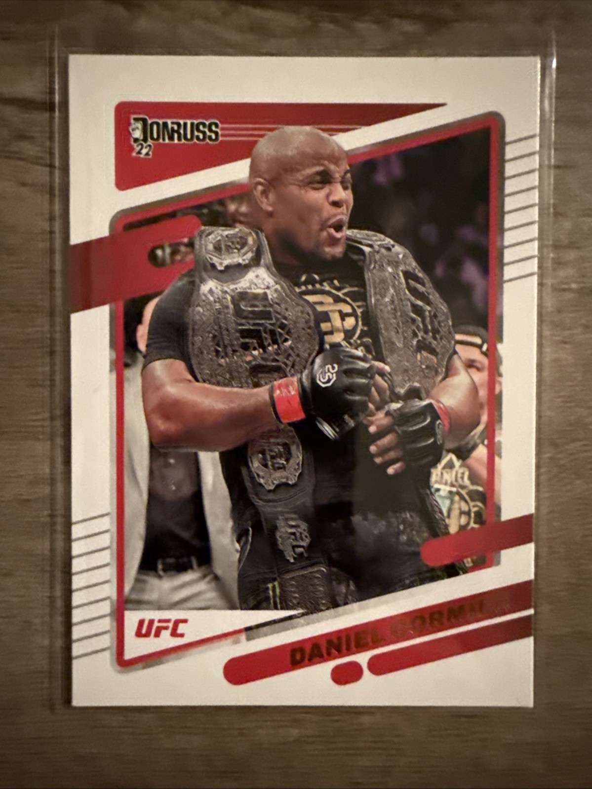 2022 Donruss UFC Daniel Cormier MMA Wrestling Card #178 Heavyweight Champion