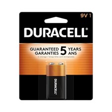 Duracell Coppertop 9V Alkaline Batteries 2 Pack, 9 Volt, Long Shelf Life