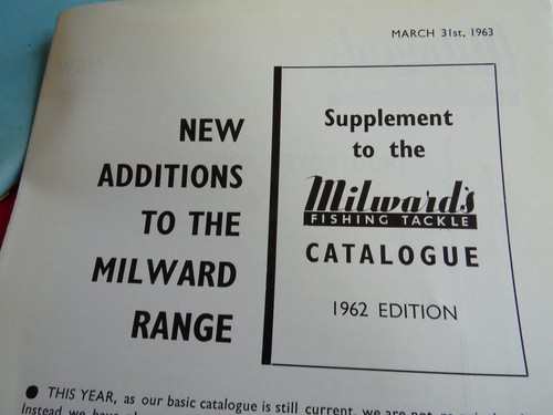CATALOGO PESCA SCARCE MILWARDS PER 1961 + VOLANTINI INC NUOVO PER 1963/CRAFTVERA - Foto 13 di 15