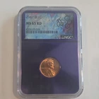 1947 Lincoln Wheat Small Cent Denver NGC MS 65 RD Copper Uncirculated