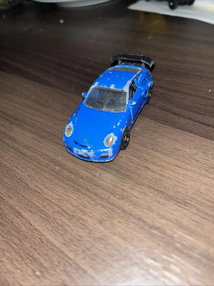 Majorette - Porsche 911 GT3 RS Azul - Diecast - Escala 1:64 - USADO #180 Foto 2 de 4