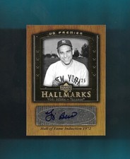 ONLY 1 ON! GOLD AUTO /25! 2007 UD Premier Hallmarks YOGI BERRA Amazing Signature