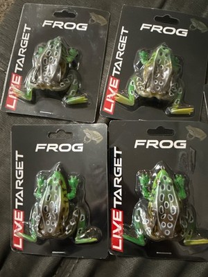 Live Target Topwater Frog Natural Leopard/Bull Frog Patern