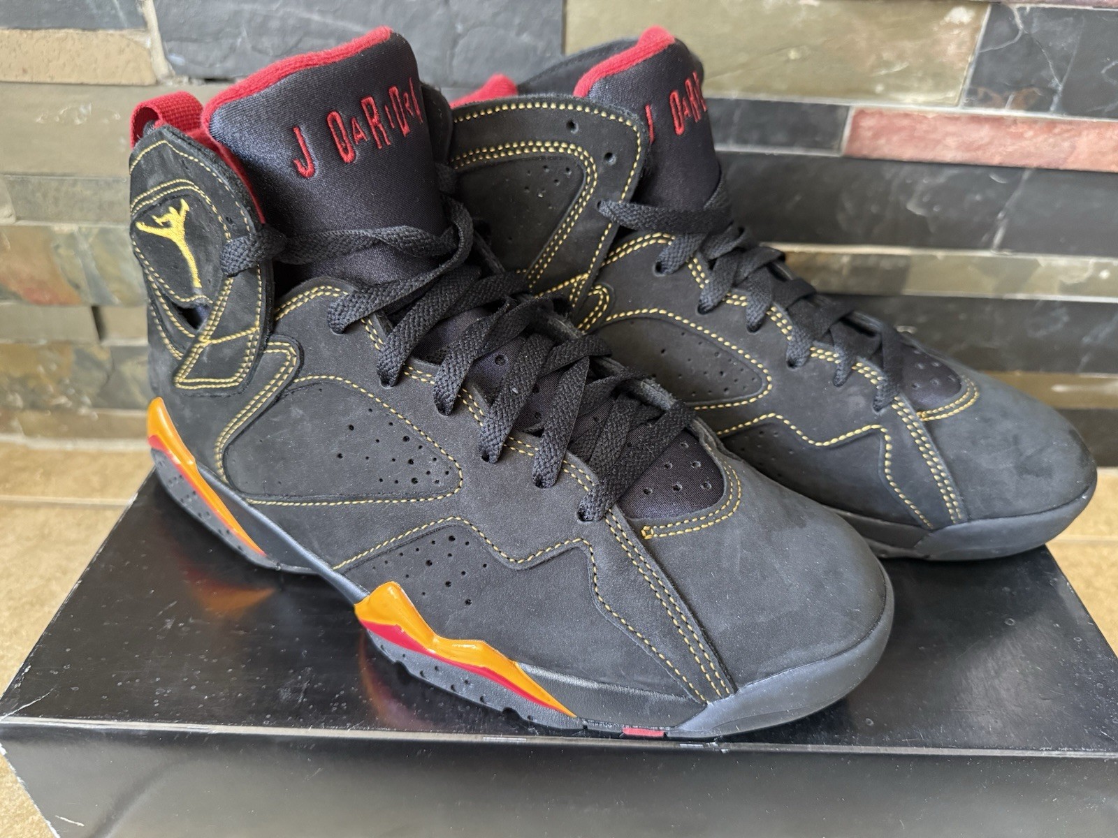 Nike Air Jordan 7 Retro Citrus Men’s Size 9 Great Condition FAST SHIPPING thumbnail 3