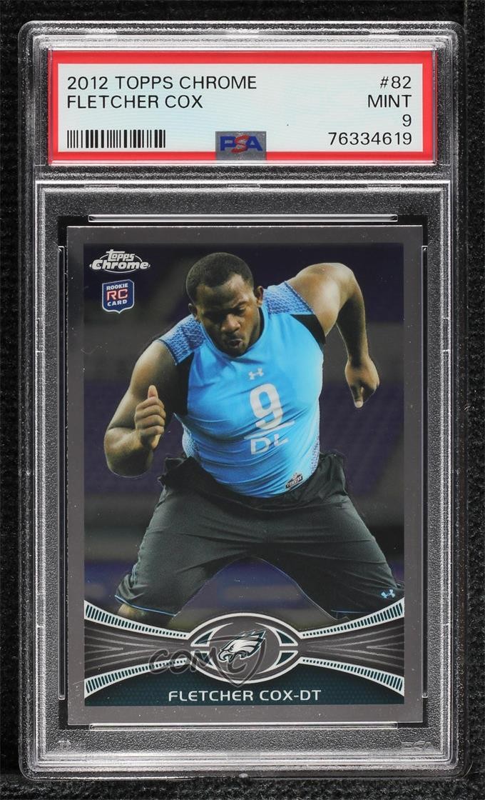 2012 Topps Chrome Fletcher Cox #82 PSA 9 MINT Rookie RC 1c7