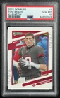 TOM BRADY PSA 10 2021 PANINI DONRUSS #1B NO HELMET VARIATION SP BUCCANEERS 2053