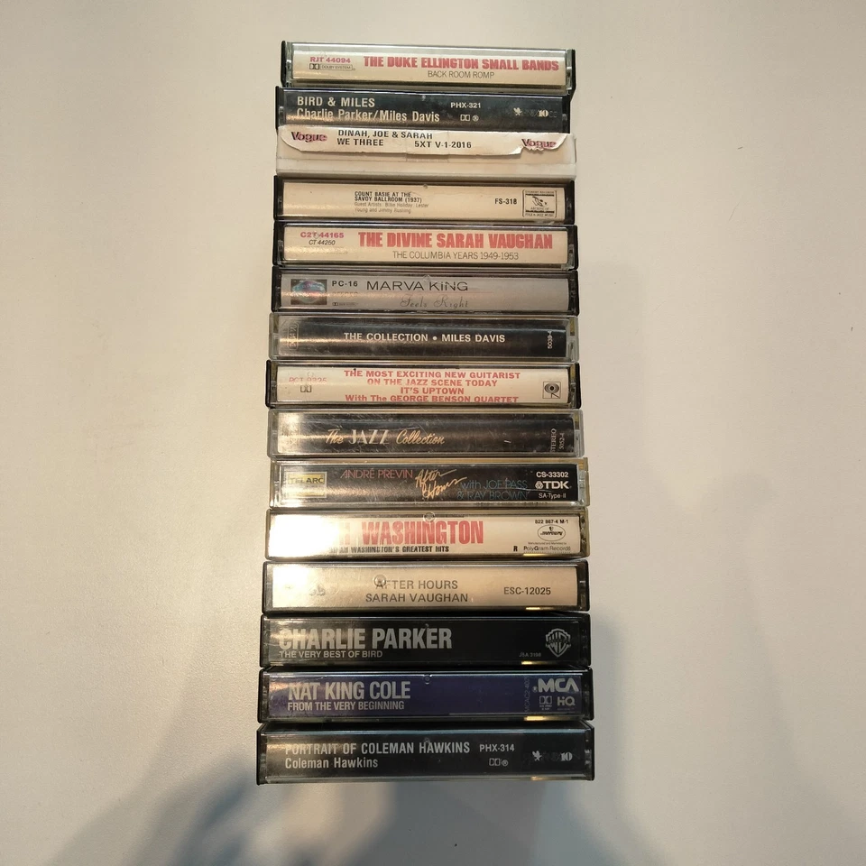 Vintage Cassette Tape Lot 15+ Jazz Soul Funk R&B Blues Foto 2 de 3