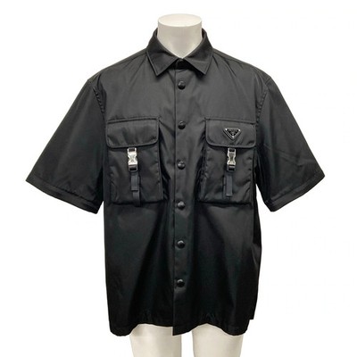 PRADA SC548 Black [Outer material] Nylon Men's Shirt