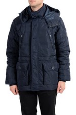 Roberto Cavalli Mens Down Navy Blue Full Zip ...
