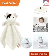 Ultra-Soft Hypoallergenic Baby Blanket - Adorable Cow Lovey, Perfect for Naps
