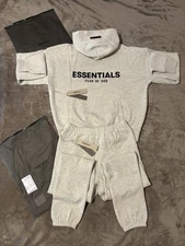 NEW FOG Essentials Cuffed Light Oatmeal Bundle Size Medium 100% Authentic ✅
