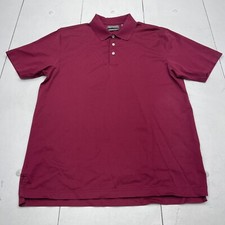 Daniel Cremieux Red Short Sleeve Polo Mens Size Large