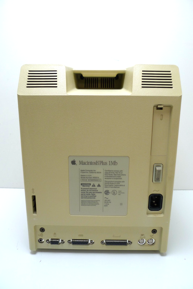 Apple Macintosh Plus 1Mb Vintage Computer/3.5 Drive/Mouse | M0001A Apple Macintosh Plus 1Mb Vintage Computer/3.5 Drive/Mouse | M0001A