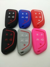Silicone Fob Remote Smart Key Cover For 2020 2021 2022 2023 Cadillac Ct4 Ct5 5bt