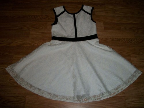 Sally Miller Couture Girls White Dress 