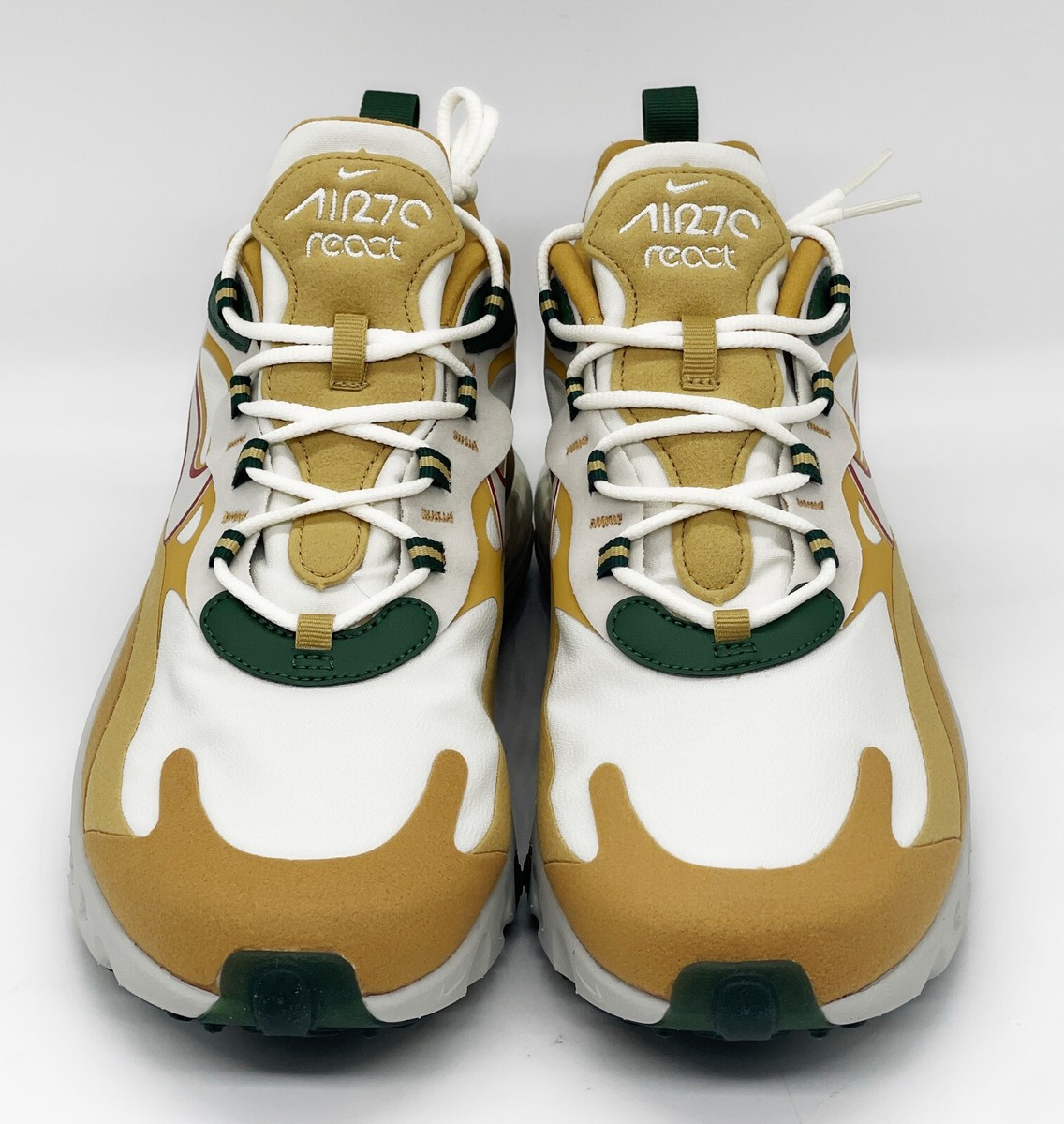 air max 270 react reggae on feet