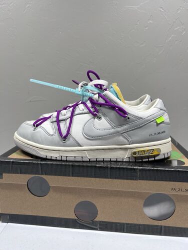 Nike Off-White x Dunk Low 'Lot 21 of 50' DM1602-100 - Picture 3 of 12