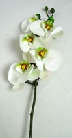 1 Kunstblume Orchidee Phalaenopsis Weiß Ca.58 Cm