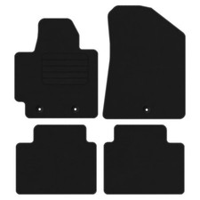 Veloursfußmatten für Kia Soul II Bj. 2014 – 2019 Passend Automatten SCHWARZ PREM