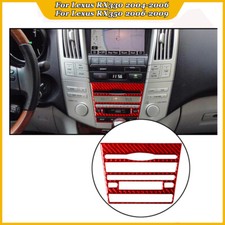 Carbon Fiber Interior CD Console Trim Cover For Lexus RX330 RX350 2004-2009