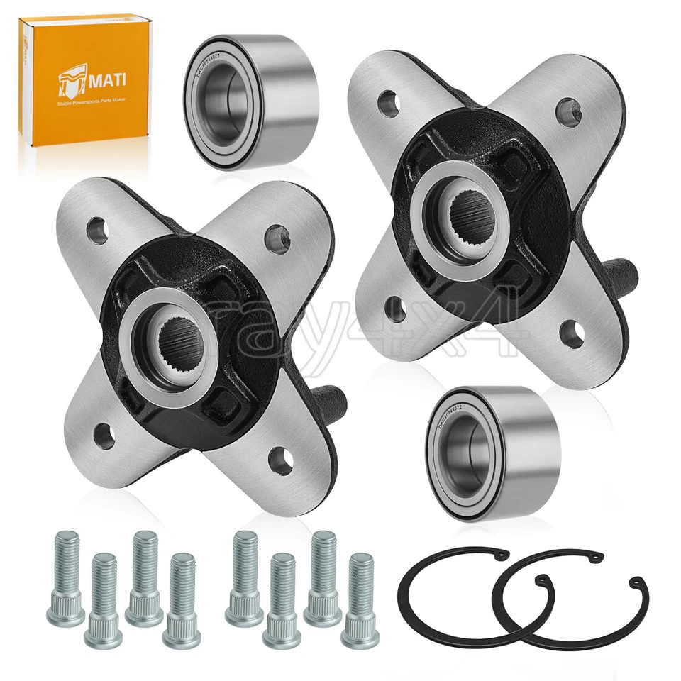 2PCS Front/Rear Wheel Hub & Bearings for Polaris General 4 1000 2017-2022 & 2025 - Image 2 of 4