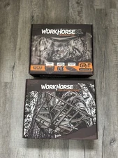 Tethrd Grit XL Saddle Kit Realtree APX with Grit Workhorse XL Platform New