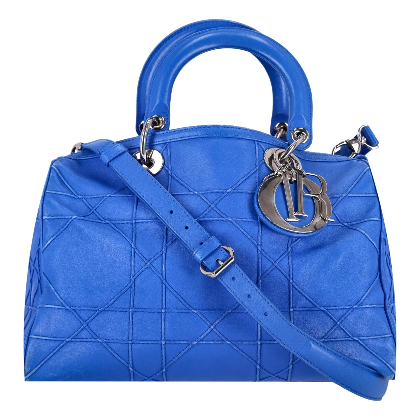 Sac polochon Christian Dior cuir agneau cannage Granville