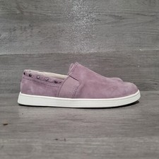 spenco santa Barbara rivets Suede Lavender Women's Size 5.5 B Slip Ons