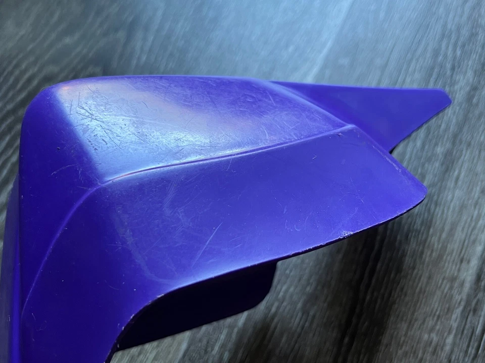 Protector de manillar lateral de acelerador universal vintage RARO PÚRPURA de UFO Plast Foto 4 de 4