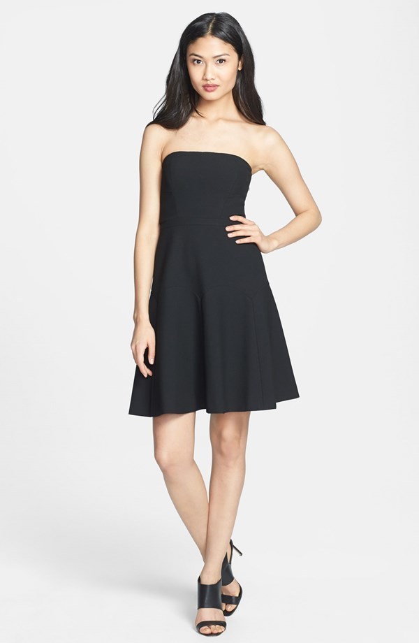 ponte a line dress Black Ponte Knit A-Line Dress
