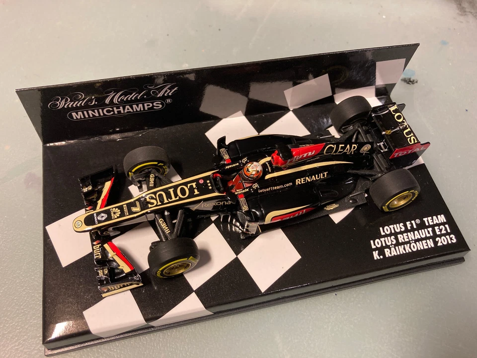 1/43 Minichamps Lotus F1 Team Renault E21 Kimi Raikkönen 2013 - Bild 2 von 2