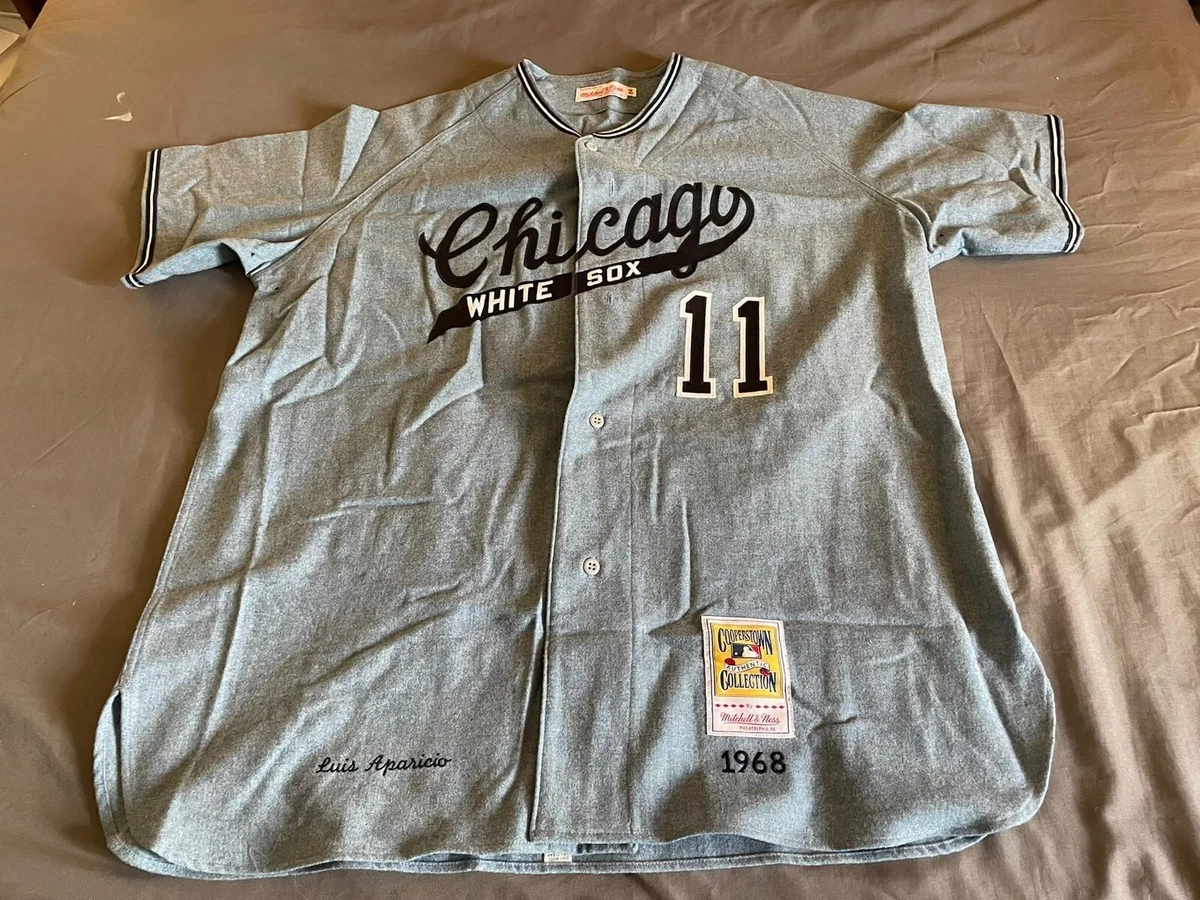 Mitchell Ness M&N Authentic Chicago White Sox Luis Aparicio jersey USA 56  wool