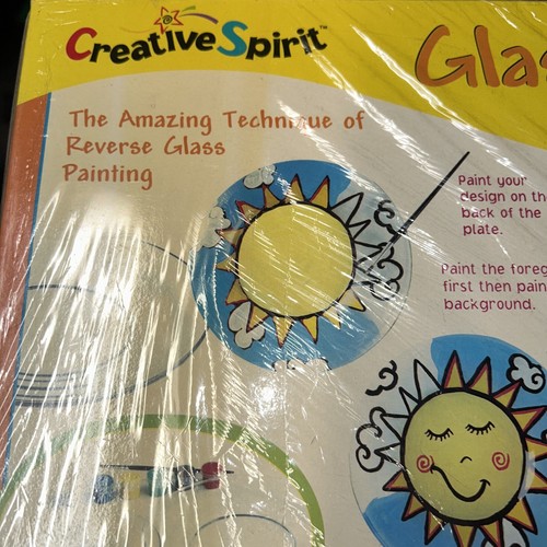 Glass Plate Art by Creative Spirit - Create 2 Plates 8"x6" *NEW* - Picture 6 of 7