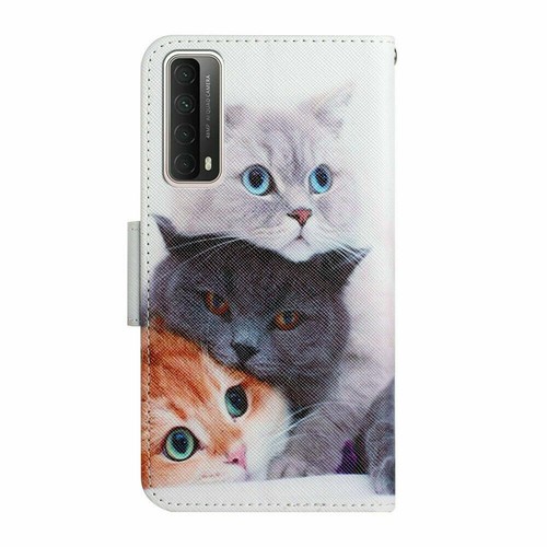 Painted Flip Leather Wallet Stand Phone Case For Huawei P Smart P30 P40 Lite E - Picture 14 of 66