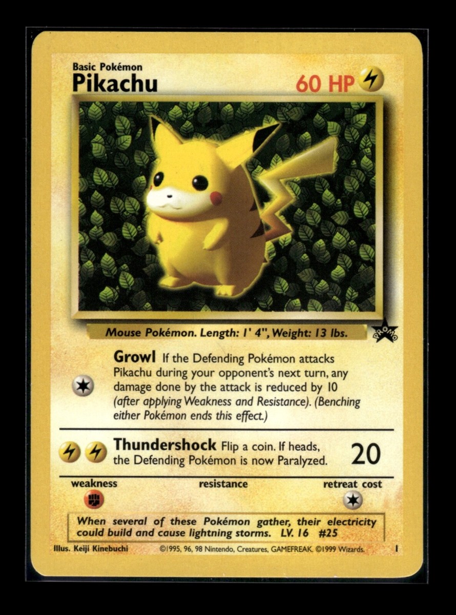 おたんじょうびピカチュウ ポケモンWOTC Black Starホロプロモ英語版