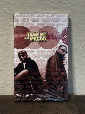 1998 VTG Timbaland & Magoo Remix Clock Strikes Cassette Single NEW Sealed