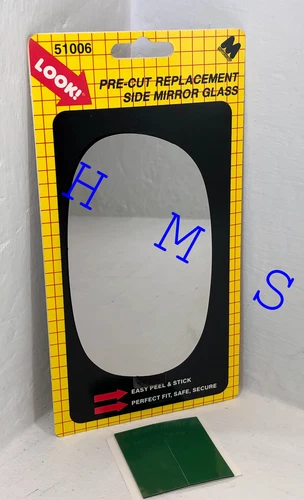 MOTORMITE 51006 REPLACEMENT SIDE MIRROR GLASS FITS GM GMC 1973-1980 LEFT SIDE