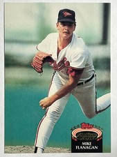 MIKE FLANAGAN Baltimore Orioles, Blue Jays 1992 Stadium Club Baseball Card #30