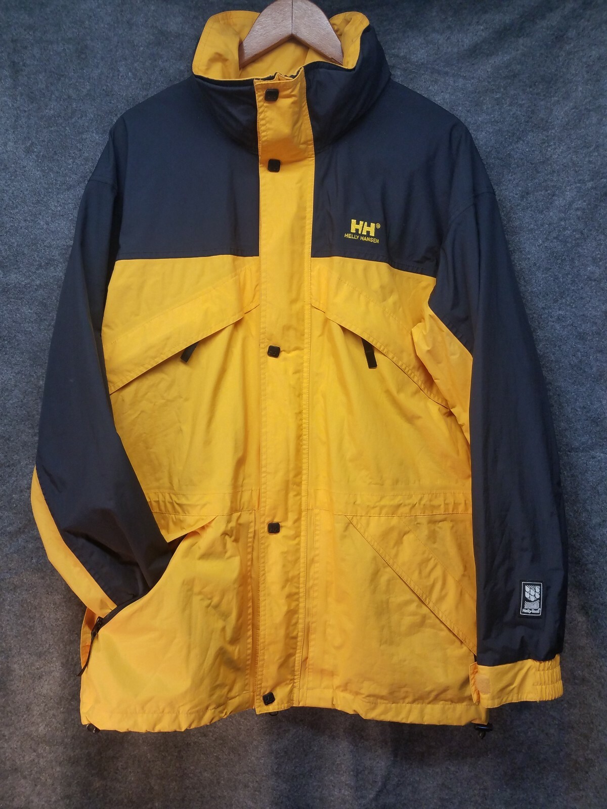 Helly Hansen HellyTech Yellow Mens Ski Snowboard Jac… Gem