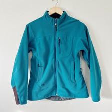 Teal Fleece Jacket Outdoors Wind Hiking