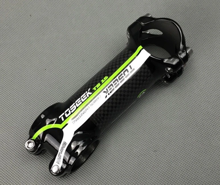 Carbon 3K alu 7° stems MTB Road Bike handlebar Stem 31.8*60/70/80/90/110mm Green - Image 2 of 4