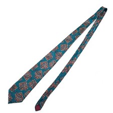 Unbranded Mens Paisley Print Neck Tie 58" L - 3.75" W Teal