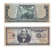 Vintage $1,000,000 One Million Dollars Rutherford B Hayes*NEW ORIGINAL NOVELTY*