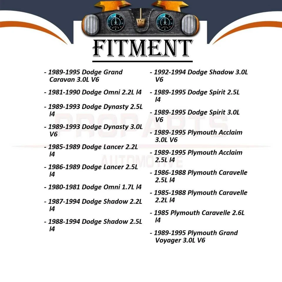 1x Power Steering Pump For Chrysler Laser 1984-1986 - Image 4 of 4
