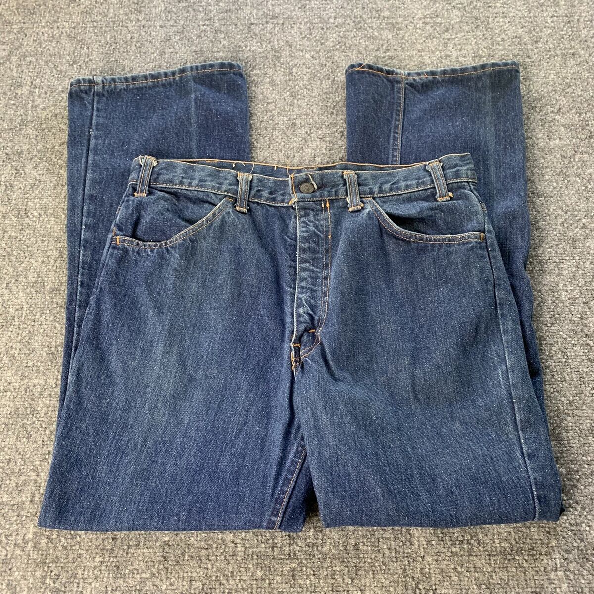 VTG Levis 70s Jeans Scovill Gardlok Zipper Orange Tab Bell VTG Levis 70s Jeans Scovill Gardlok Zipper Orange Tab Bell
