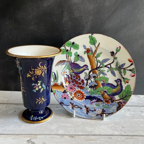 RARE 19th Century Spode Plate Exotic Birds English Circa 1810 - Picture 6 of 7
