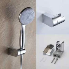 360Degree Adjustable Shower Head Holder Universal Bathroom Bracket Wall Mount