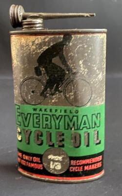 WAKEFIELD & CO LTD EVERYMANS SCHMIERZYKLUSÖL FAHRRAD BLECHDOSE