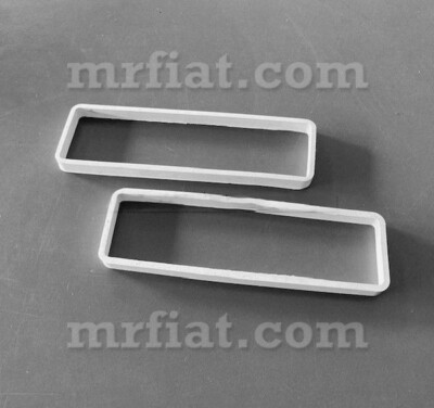 Lamborghini Espada RH/LH Front Small Headlight White Inner Gasket (2 pcs) New