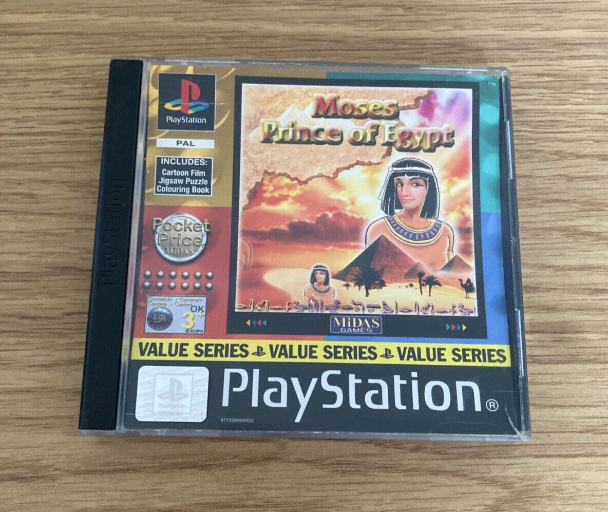 PlayStation 1 Moses Prince of Egypt